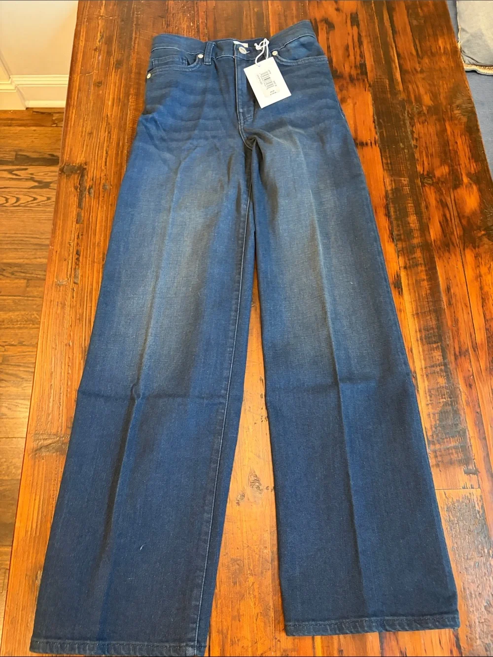 Frame Denim Le Slim Palazzo High Rise Wide Leg Jeans in Beaumont NWT, 25x30